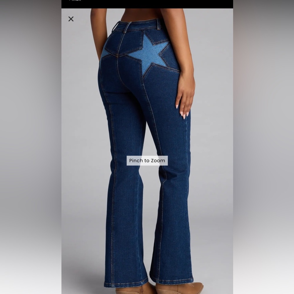 Such A Firecracker Mid-Rise Star Pocket Denim Jeans